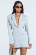 RACHEL SCUBA BLAZER DRESS Supply