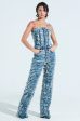 I DONT CHASE I ATTRACT DISTRESSED DARK BLUE DENIM JUMPSUIT Supply