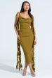 GET LIKE ME BACKLESS MIDI DRESS IN GREEN Online Hot Sale