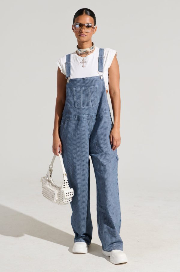 WALKING ON SUNSHINE DENIM JUMPSUIT Cheap