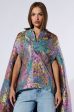 VERSAILLES HIGH LOW BROCADE CAPE Online Sale