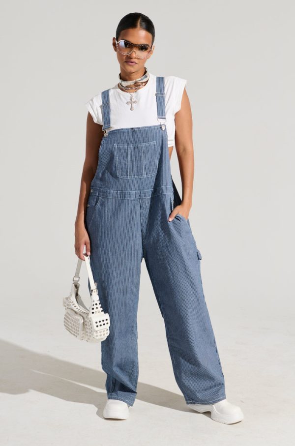 WALKING ON SUNSHINE DENIM JUMPSUIT Cheap