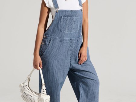 WALKING ON SUNSHINE DENIM JUMPSUIT Cheap