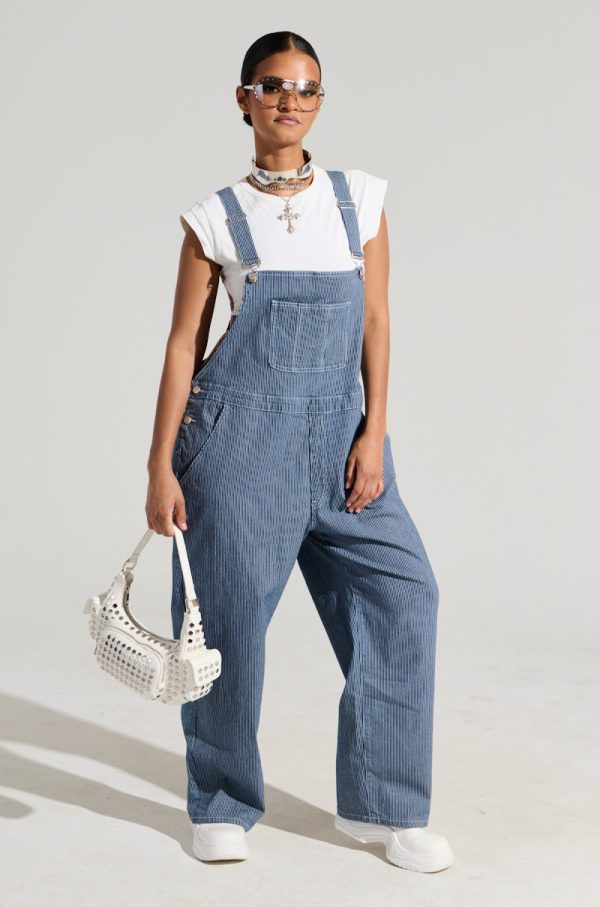 WALKING ON SUNSHINE DENIM JUMPSUIT Cheap