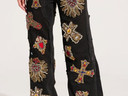 WILD AND FREE DENIM PANT Hot on Sale