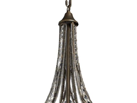 Amherst 6 Light Pendant In Antique Bronze For Sale