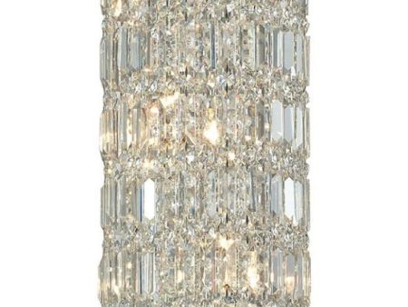 Zoey 6 Light Chandelier In Polished Chrome and Clear Crystal Sale