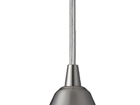 Arco Baleno 1 Light Led Pendant In Satin Nickel and White Swirl Glass Online Sale