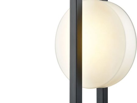 Zulle Outdoor Led Wall Sconce In Matte Black Online Sale