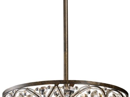 Amherst 6 Light Pendant In Antique Bronze For Discount