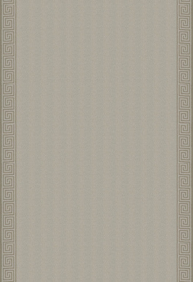 FSchumacher Fabric 25800 Greek Key Embroidery Pebble and Taupe Online