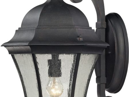 Wellington Park 1 Light Outdoor Wall Sconce In Weathered Charcoal Online