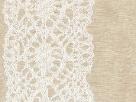 FSchumacher Fabric 2644441 Lace Lisere Linen on Sale