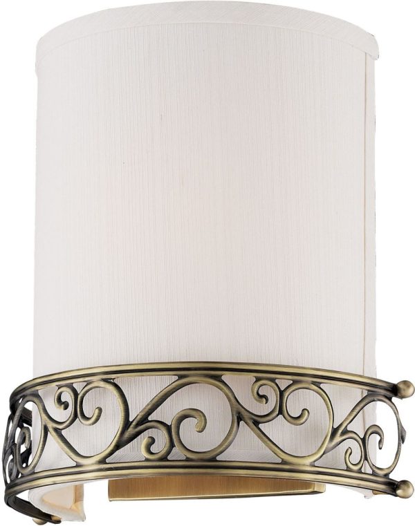 Abington 1 Light Wall Sconce In Antique Brass Online Sale