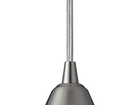 Arco Baleno 1 Light Led Pendant In Satin Nickel and Scarlet Red Glass For Cheap