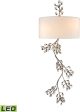 Winterberry 2 Light Led Wall Sconce In Antique Darkwood For Sale