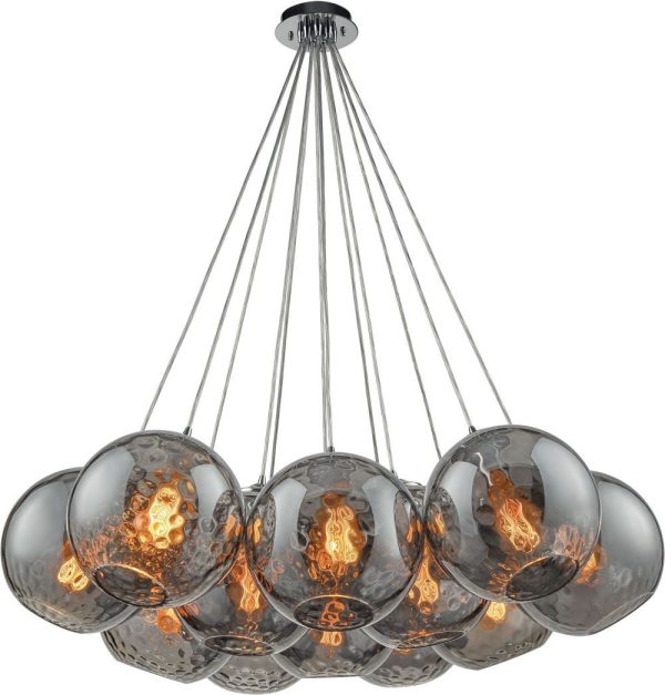 Watersphere 12 Light Pendant In Polished Chrome on Sale