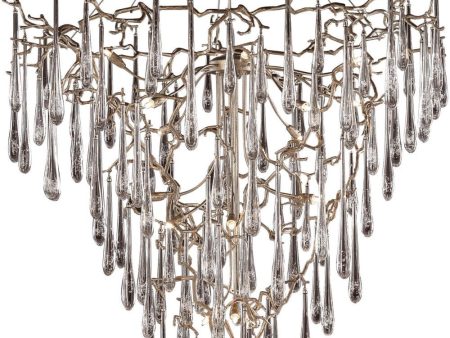 Veubronce 19 Light Chandelier In Tahla Bronze and Clear Crystal Fashion