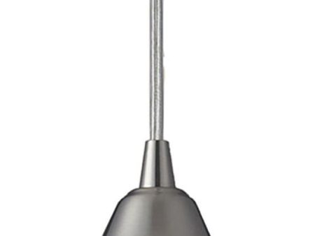 Arco Baleno 1 Light Led Pendant In Satin Nickel and Sapphire Glass Online Sale