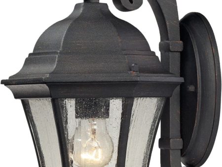 Wellington Park 1 Light Outdoor Sconce In Weathered Charcoal Online Hot Sale